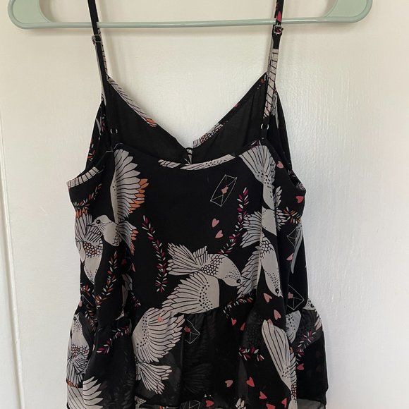Rebecca Minkoff Like New Tiered Camisole Top Size Medium - Picture 6 of 6